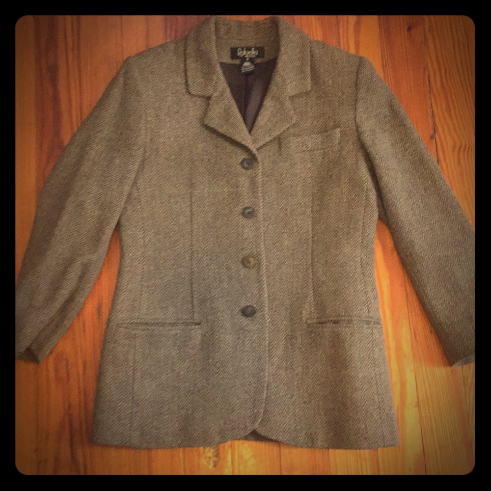 Vintage Equestrian Wool Blazer